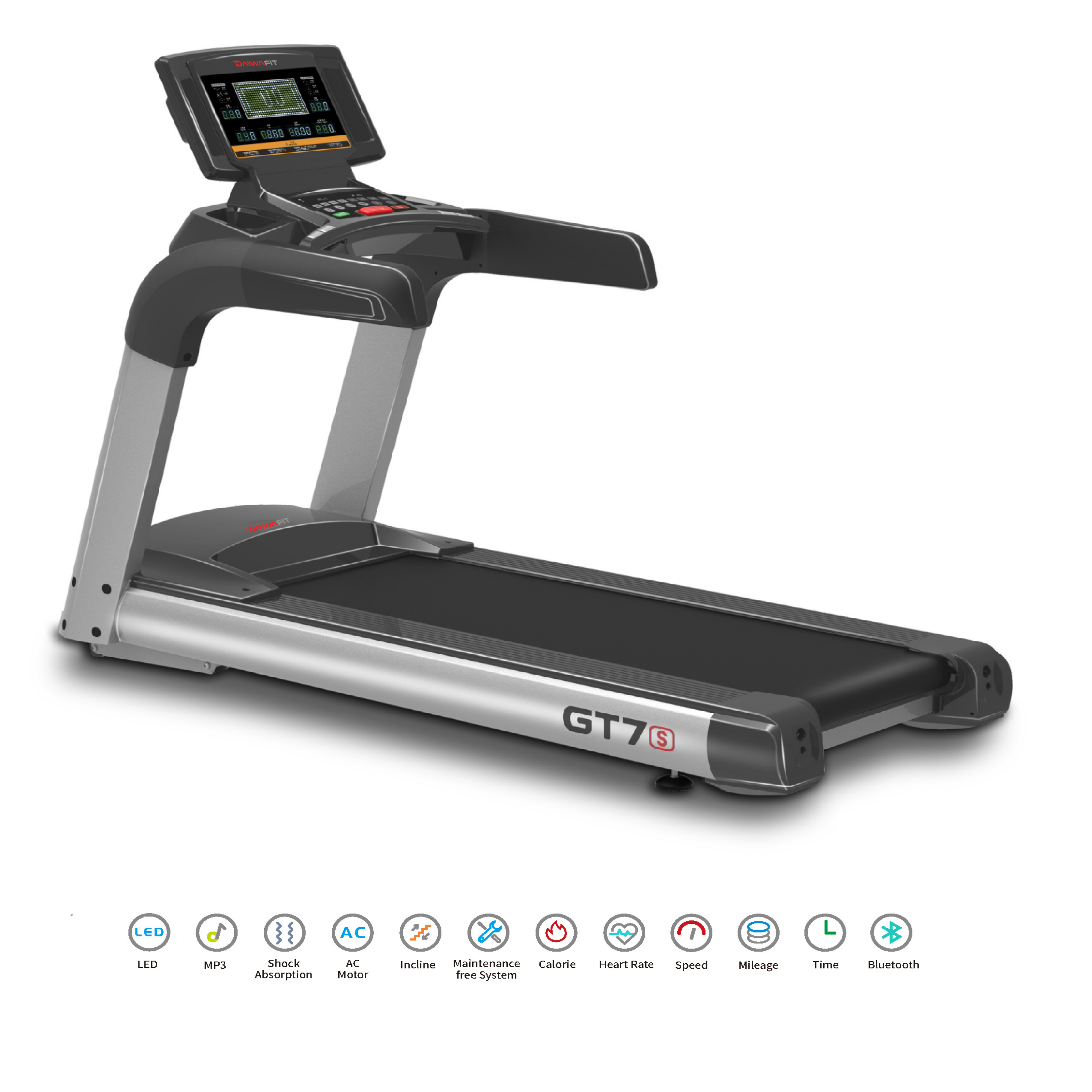 GT7s Commercial Motorized Treadmill