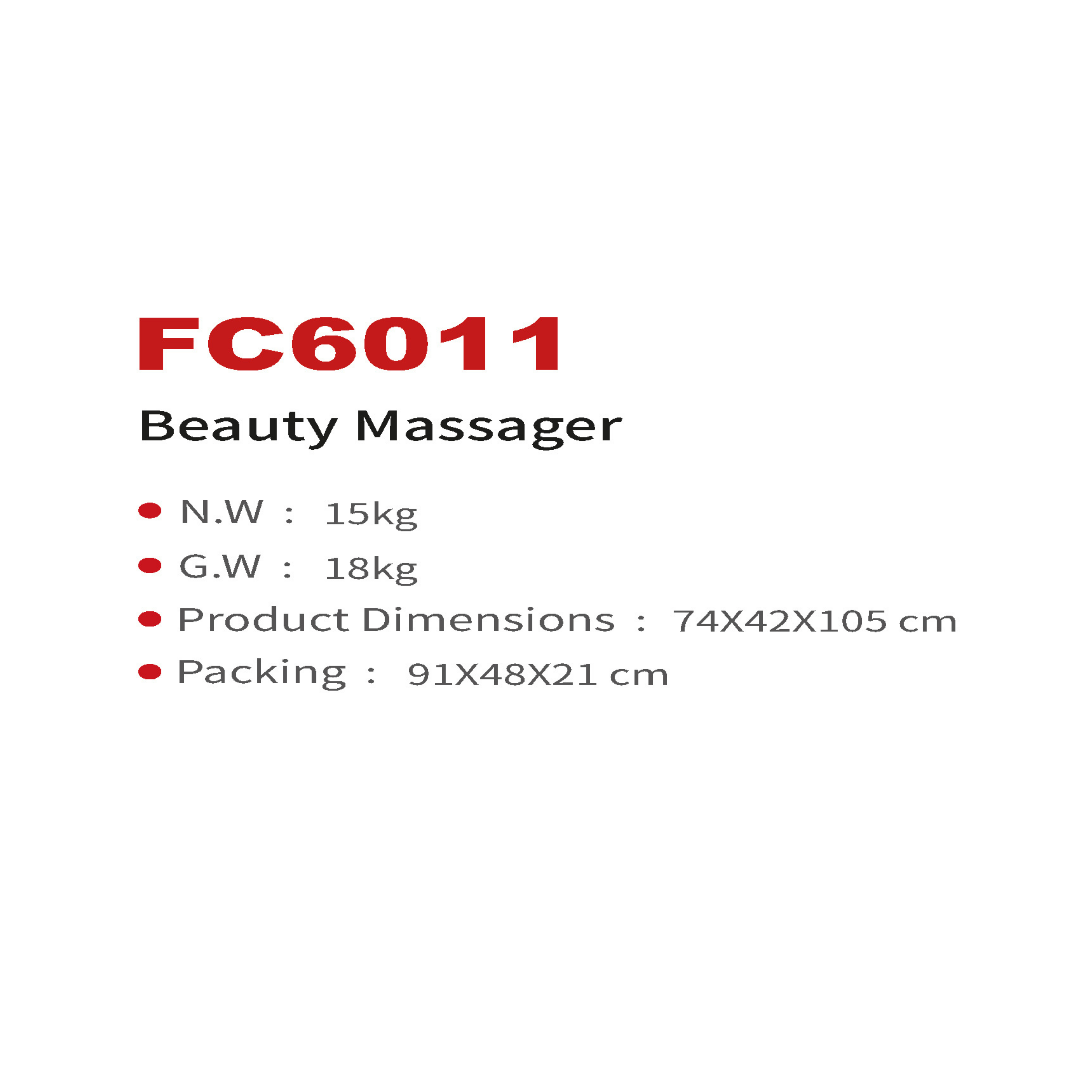 FC6011 Beauty Massager