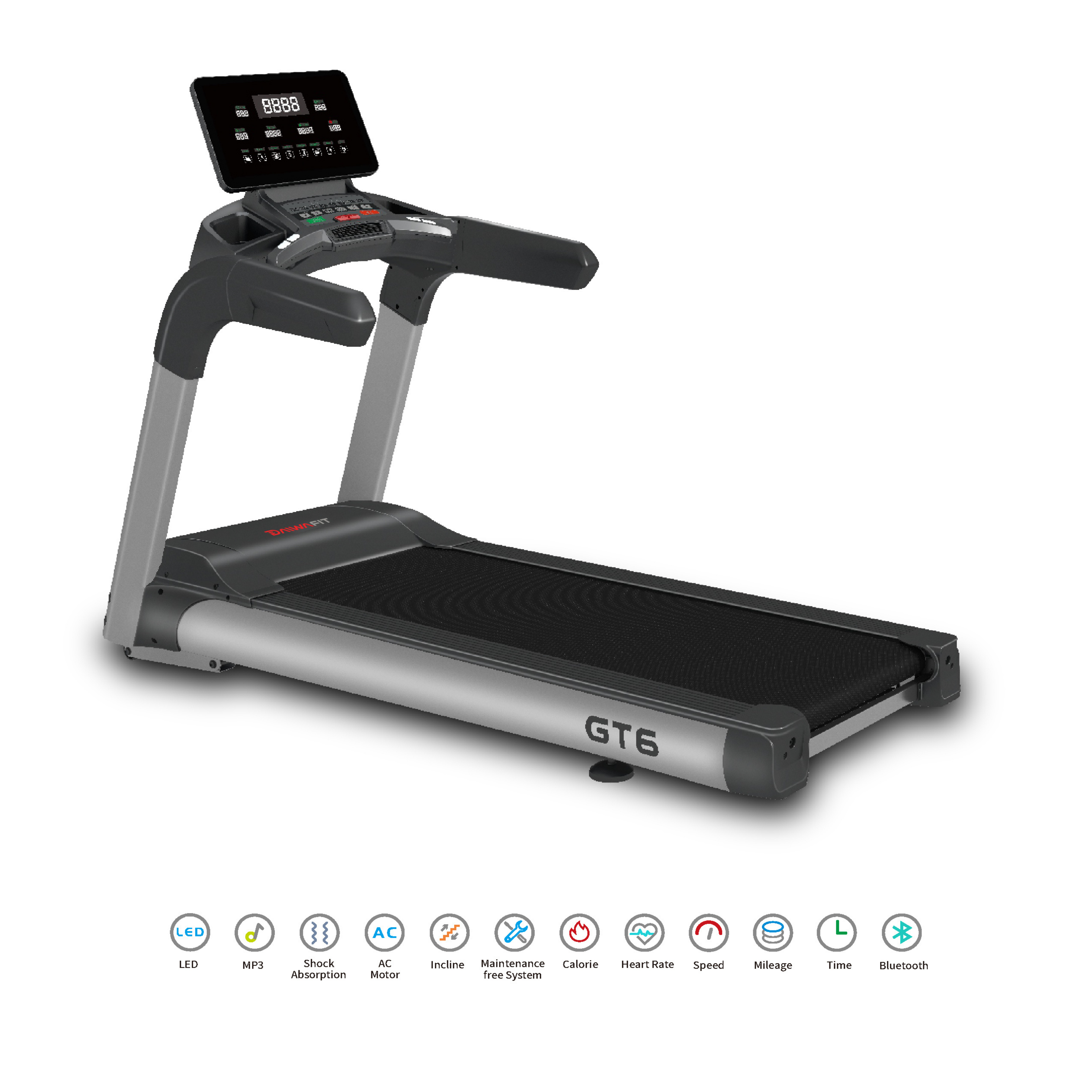 GT6 Commercial Motorized Treadmill